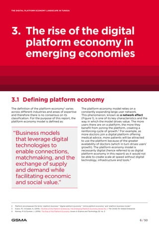 The Digital Platform Economy Landscape in Tunisia | PDF