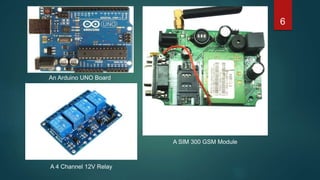 Gsm based home automation | PPTX | Home Appliances | Home & Garden