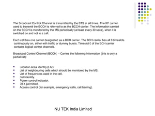 Gsm channels | PPT
