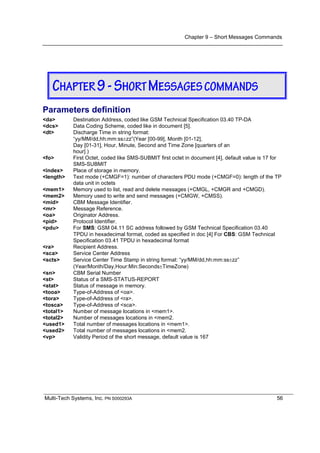 Gsm developer guide gsm at commands - rev a | PDF