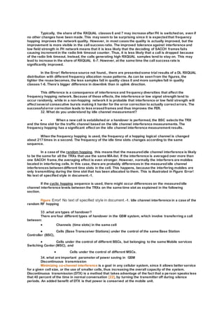 Gsm interview question answer | DOCX