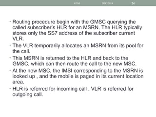 Gsm network | PPT