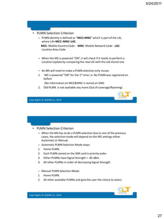 Gsm optimization | PDF