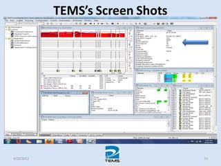 TEMS’s Screen Shots
4/22/2012 51
 