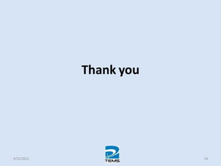 Thank you
4/22/2012 54
 