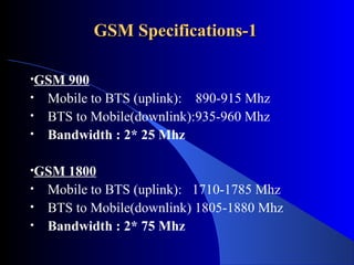 GSM Network 3G Technologies | PPT