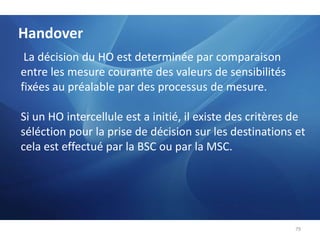 Interface A :Le SCCP (SignallingConnection Control Part)    Le SCCP offre deux services supplémentaires par rapport           au  MTP : l'échange de signalisation pure au niveau international  