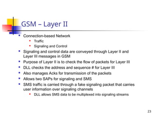 GSM_Protocol StackWhat is GSM? Nomenclature GSM Protocol Architecture ...