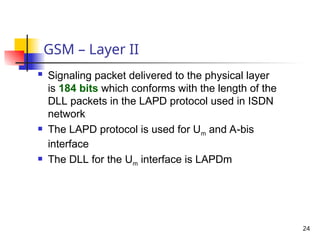 GSM_Protocol StackWhat is GSM? Nomenclature GSM Protocol Architecture ...