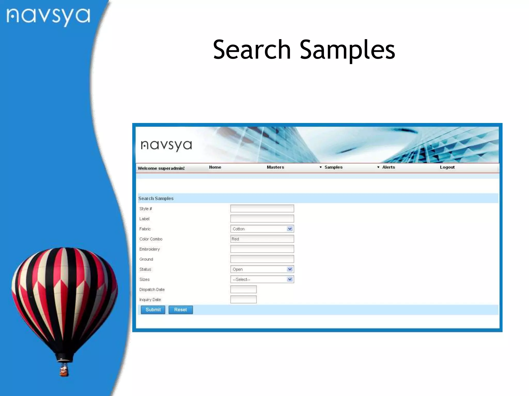 Search Samples