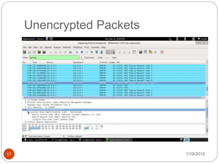 Unencrypted Packet Example GSM & UMTS Security | PPTX