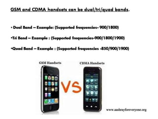 GSM vs. CDMA | PPTX