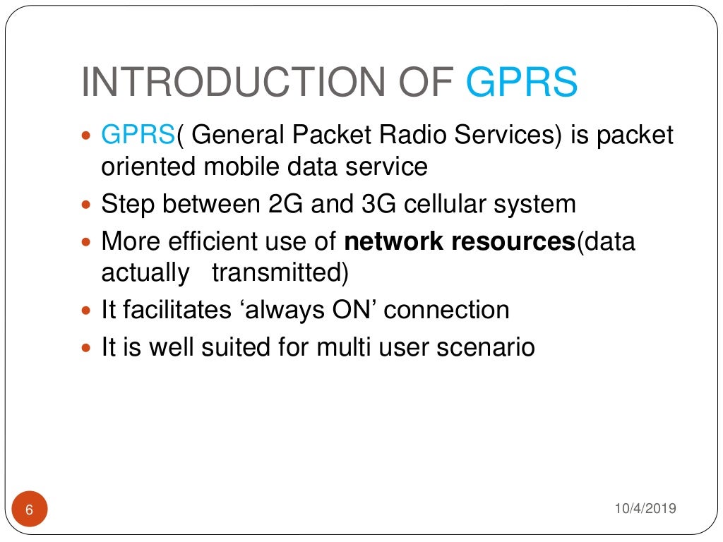 Gsm vs gprs