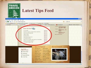 Latest Tips Feed OREGON. WE LOVE DREAMERS . 