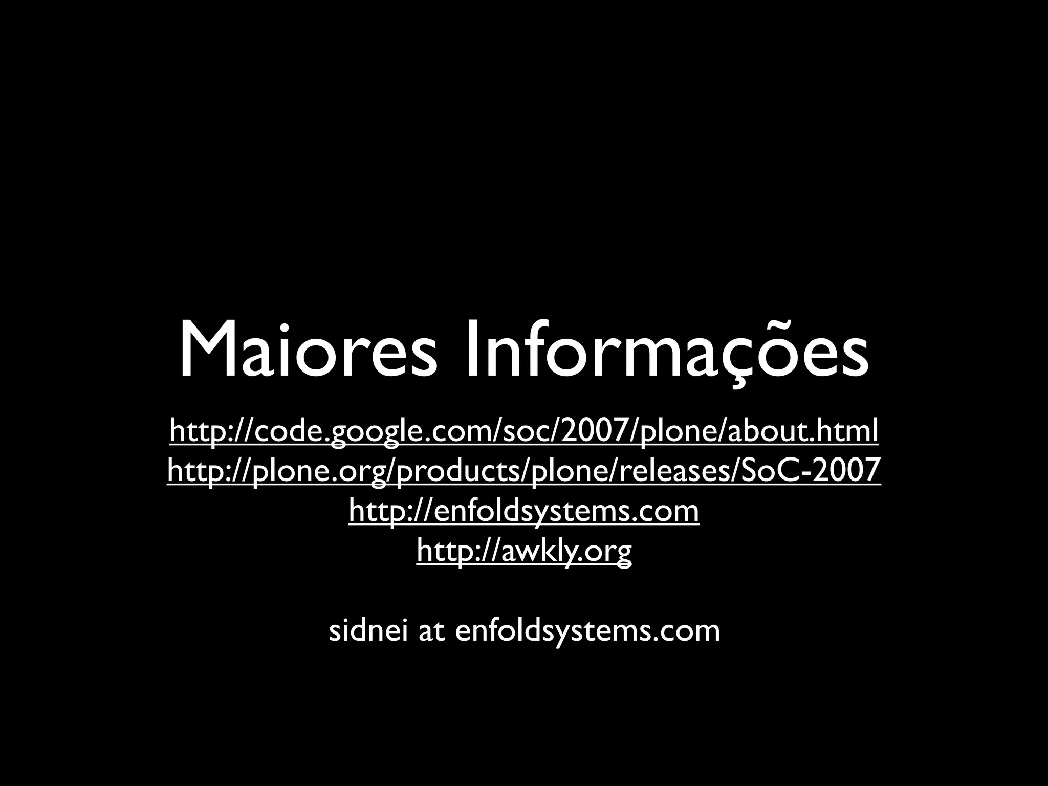 GSoC: Consertando o WebDAV no Plone