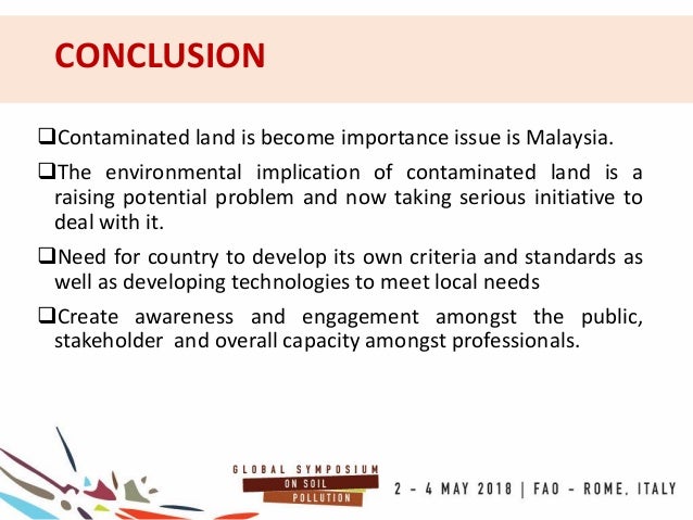 Contaminated Land Management In Malaysia Policies And Legal Framework