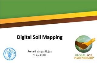 Digital Soil Mapping
Ronald Vargas Rojas
01 April 2012
 