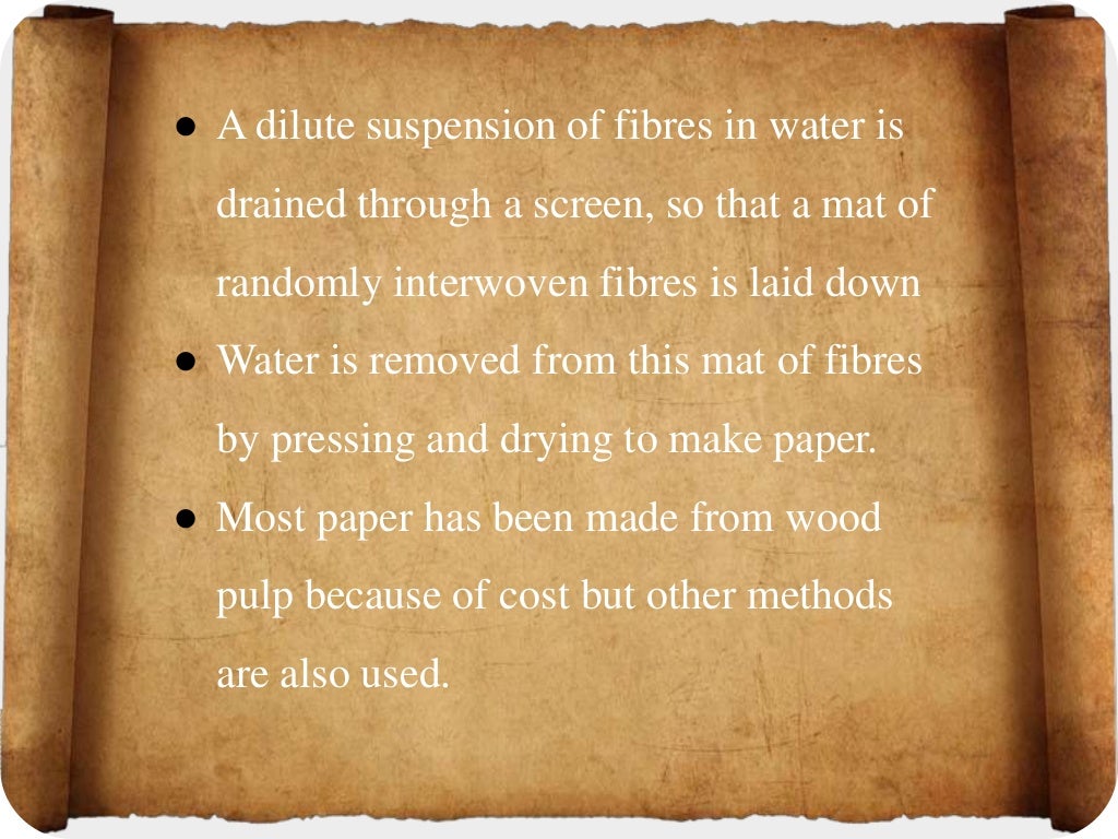 Invention of paper