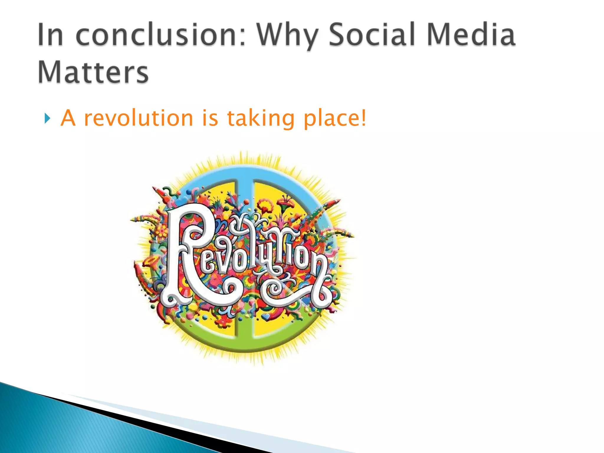 A revolution is taking place! 