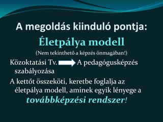 A jó tanár tehát nem az egyetemen válik azzá!