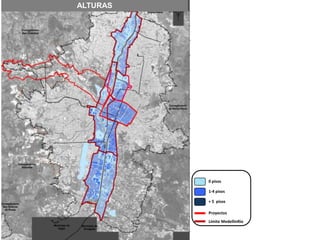 Proyectos
Limite MedellínRío
+ 5 pisos
1-4 pisos
0 pisos
ALTURAS
 