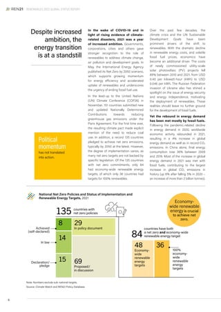 REN21: Global Status Report Renewables 2022 | PDF