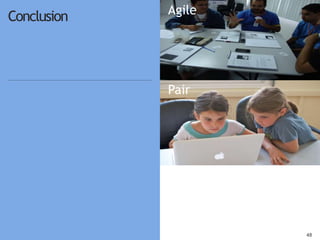 4848
Agile
Pair
Outils
Conclusion
 