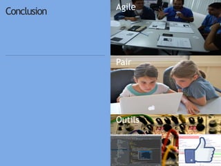 5050
Agile
Pair
Outils
Conclusion
 