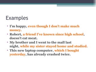 Sentences and their Types | PPT