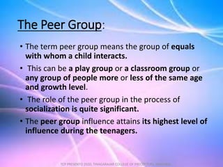 AGENCIES OF SOCIALIZATION | PPTX