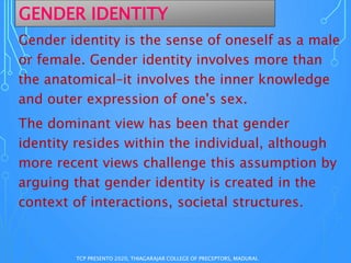 Inner Gender GENDER DESPARITY | PPTX