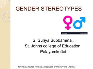 Gender Stereotypes In Advertising Ppt