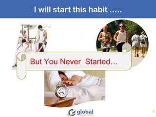 I will start this habit …..
5
But You Never Started…
 