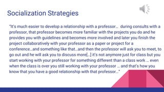 Navigating the academic culture in the U.S. by international ...