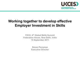 Strong support for international collaboration on skills 