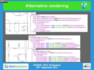 Alternative rendering

FOSS4G 2013, Nottingham
20th September 2013

 