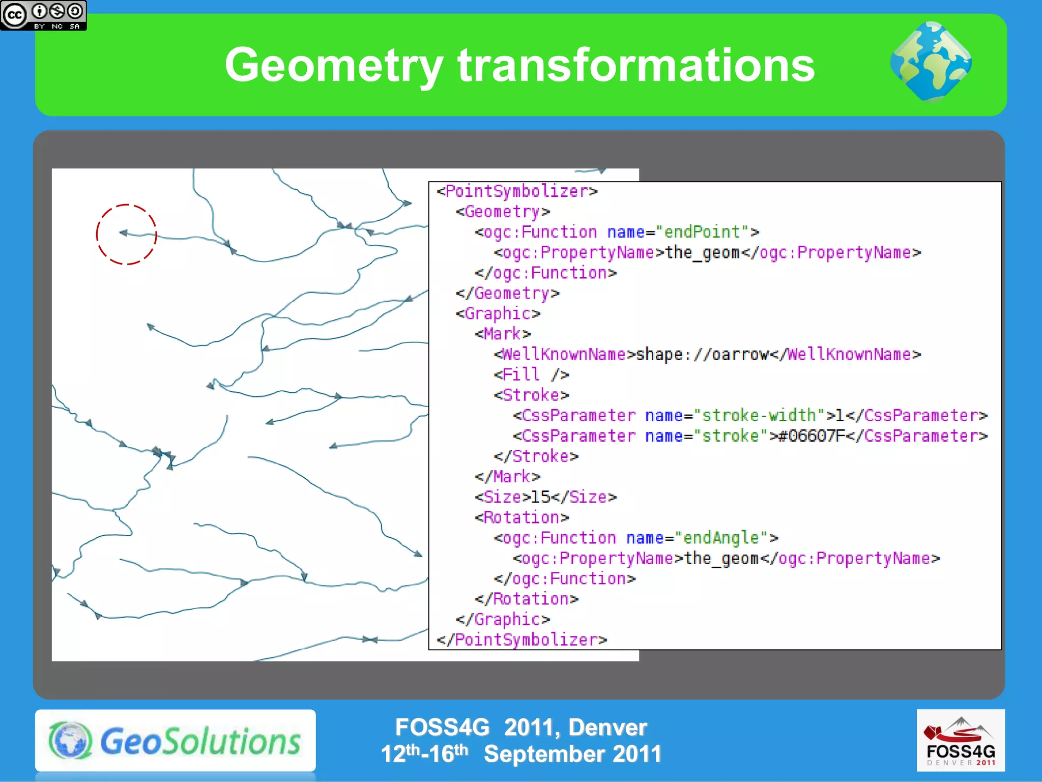 Geometry transformations




       FOSS4G 2011, Denver
      12th-16th September 2011
 
