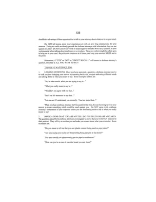 Baron & Budd "Preparing For Your Deposition" handout to asbestos plaintiffs