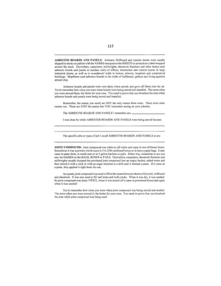 Baron & Budd "Preparing For Your Deposition" handout to asbestos plaintiffs