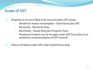 Understanding GST and its implications.