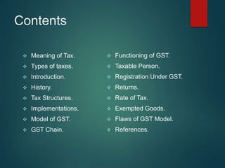 Gst Introduction In India GST in India | PPTX