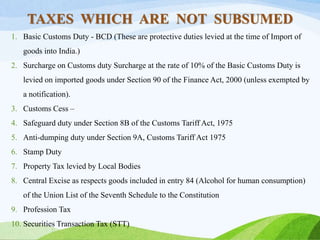 GST(Goods and Service Tax)