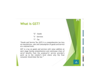 Goods and Services Tax | PPTX