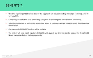 GST Alert 9 - E-Invoicing effective from 01.01.2021