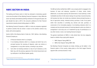 GST Applicability on NBFC's in India | PDF