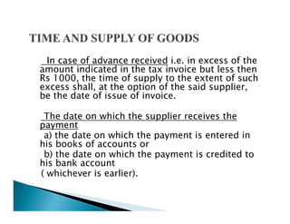GOODS AND SERVICE TAX 