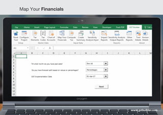 Map Your Financials
www.gstbuilder.com
 
