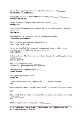 GST102 USE OF ENGLISH AND COMMUNICATION SKILLS II SUMMARY 08064884844.pdf