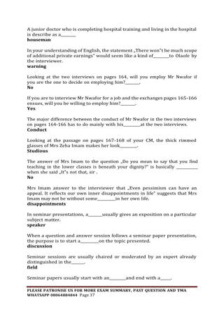 GST102 USE OF ENGLISH AND COMMUNICATION SKILLS II SUMMARY 08064884844.pdf