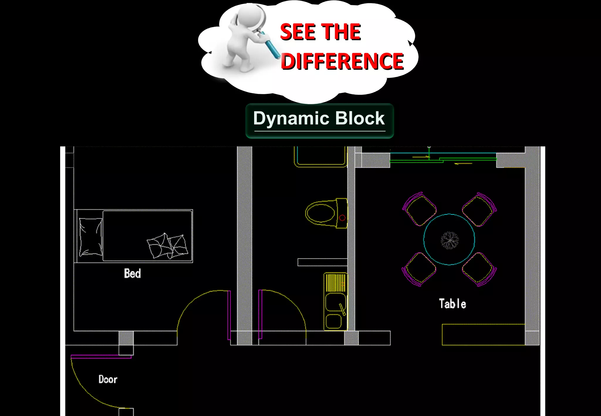 SEE THE
  DIFFERENCE

Dynamic Block
 